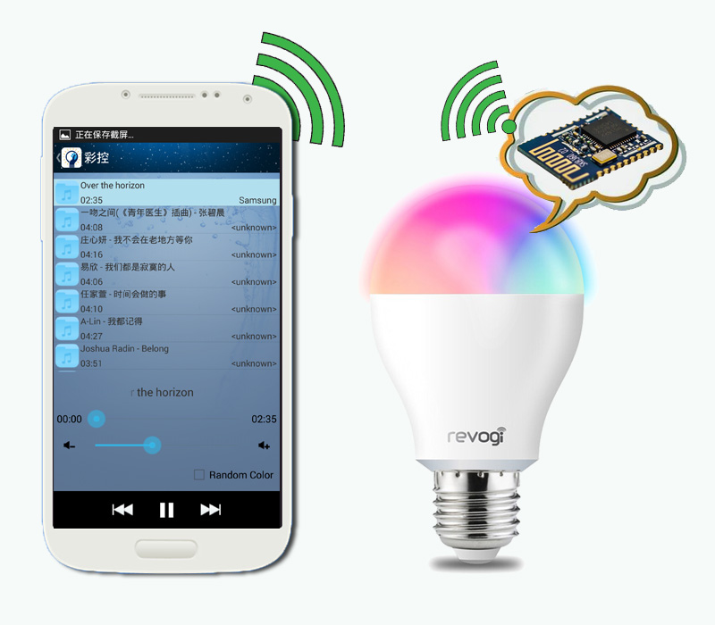Bluetooth module is applied in lantern