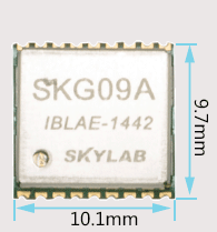 小尺寸低功耗GPS模块skg09a