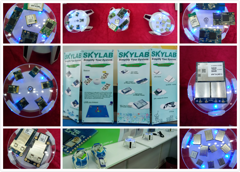 SKYLAB参展产品：蓝牙模块和wifi模块