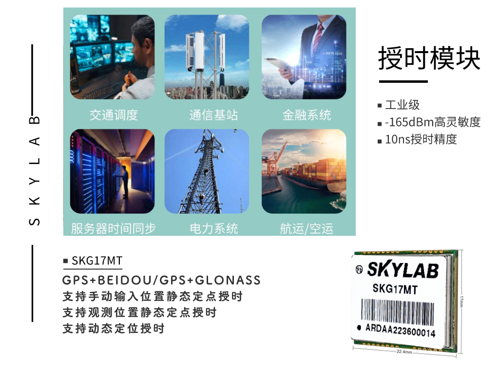 SKYLAB带您了解GNSS授时模块SKG17MT的市场应用