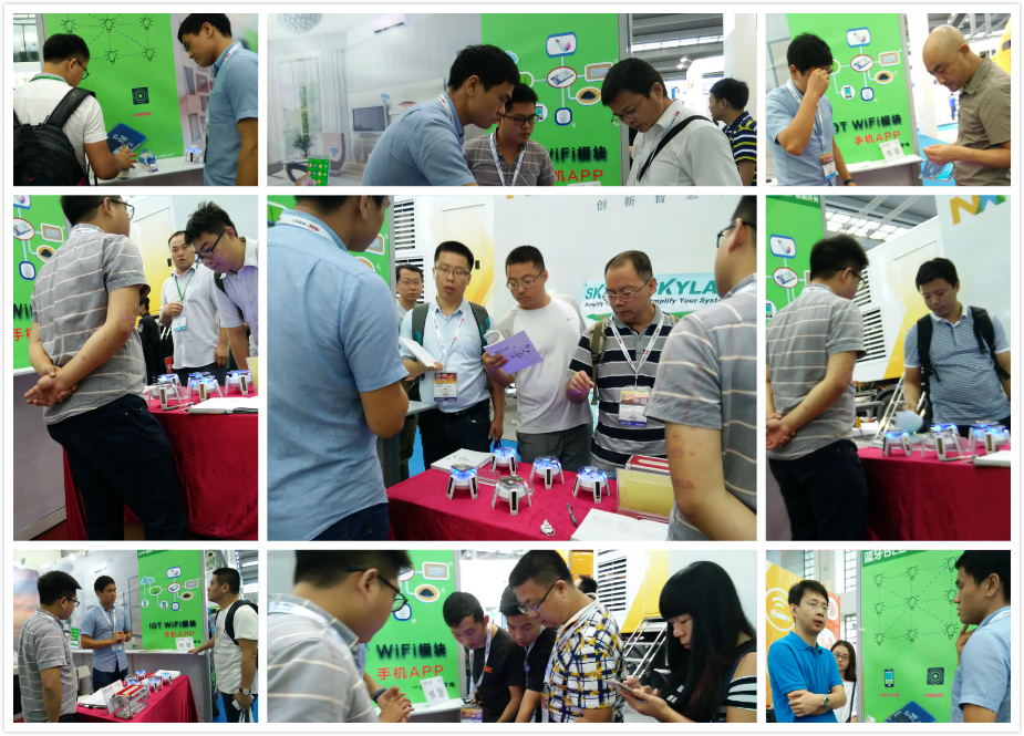 SKYLAB展会客户咨询智能家居产品 SKYLAB展会客户咨询智能家居产品