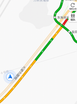 由于隧道中没有卫星信号所以手机上的导航，进入隧道后无位置信息更新