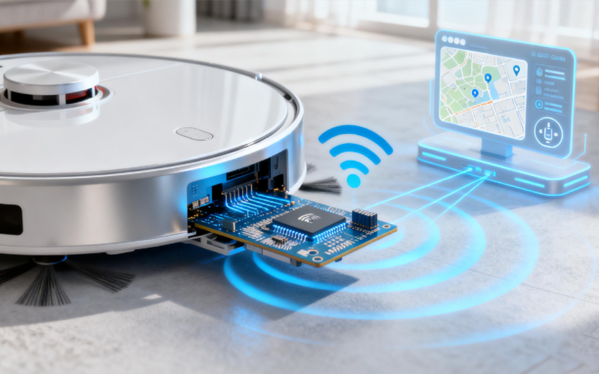 高性能WiFi模块赋能扫地机器人